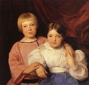 Ferdinand Georg Waldmuller Children oil